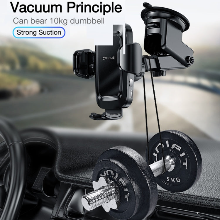 CAFELE Otto Series Car Water Cup (Fort)  Holderï¼ŒSuction Cup Telescopic Section + Cup Mouth Section(Black)