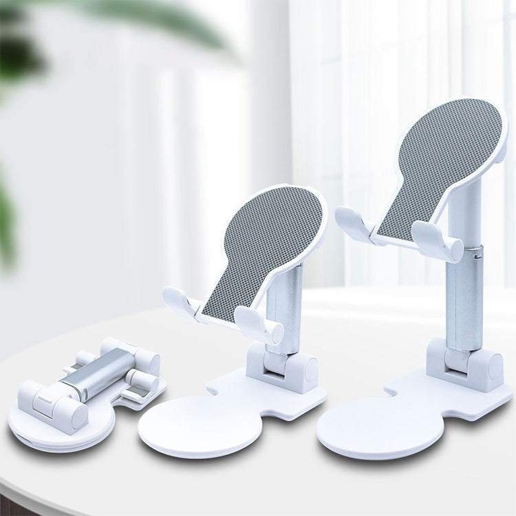 Universal Portable Folding Desktop Holder Bracket for Mobile Phone Tablet(White)