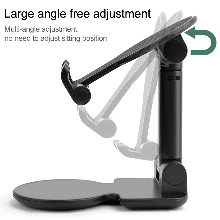 Universal Portable Folding Desktop Holder Bracket for Mobile Phone Tablet(White)