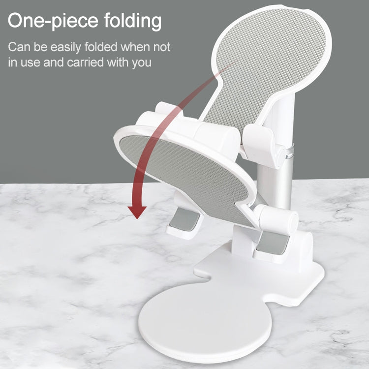Universal Portable Folding Desktop Holder Bracket for Mobile Phone Tablet(White)