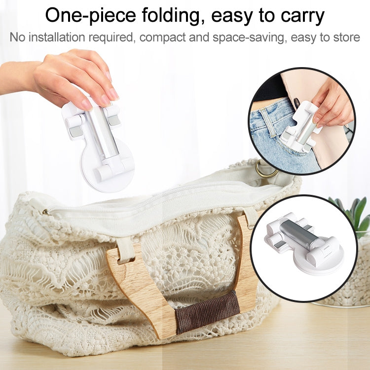 Universal Portable Folding Desktop Holder Bracket for Mobile Phone Tablet(White)