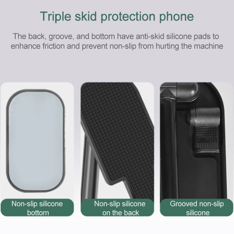 Z01 Universal Folding Retractable Desktop Holder Bracket for Mobile Phone Tablet