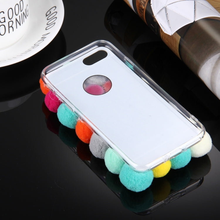 For  iPhone 8 & 7  3D Furry Balls Pattern TPU Protective Case