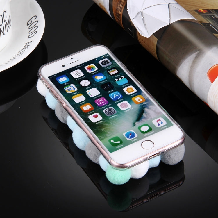 For  iPhone 8 & 7  3D Furry Balls Pattern TPU Protective Case