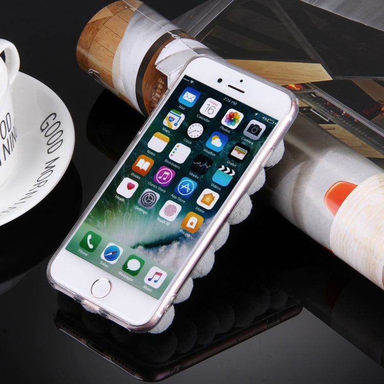 For  iPhone 8 & 7  3D Furry Balls Pattern TPU Protective Case