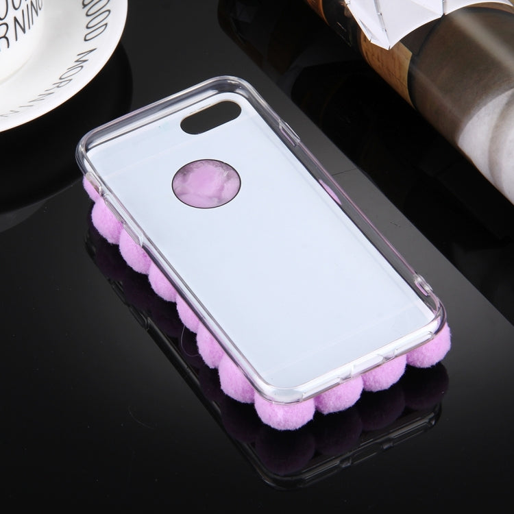 For  iPhone 8 & 7  3D Furry Balls Pattern TPU Protective Case