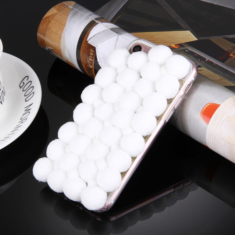 For  iPhone 8 & 7  3D Furry Balls Pattern TPU Protective Case