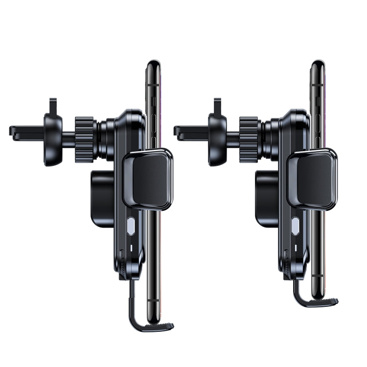 X7 Car Air Outlet Wireless Charging Mobile Phone Gravity Bracket Holder (Black)