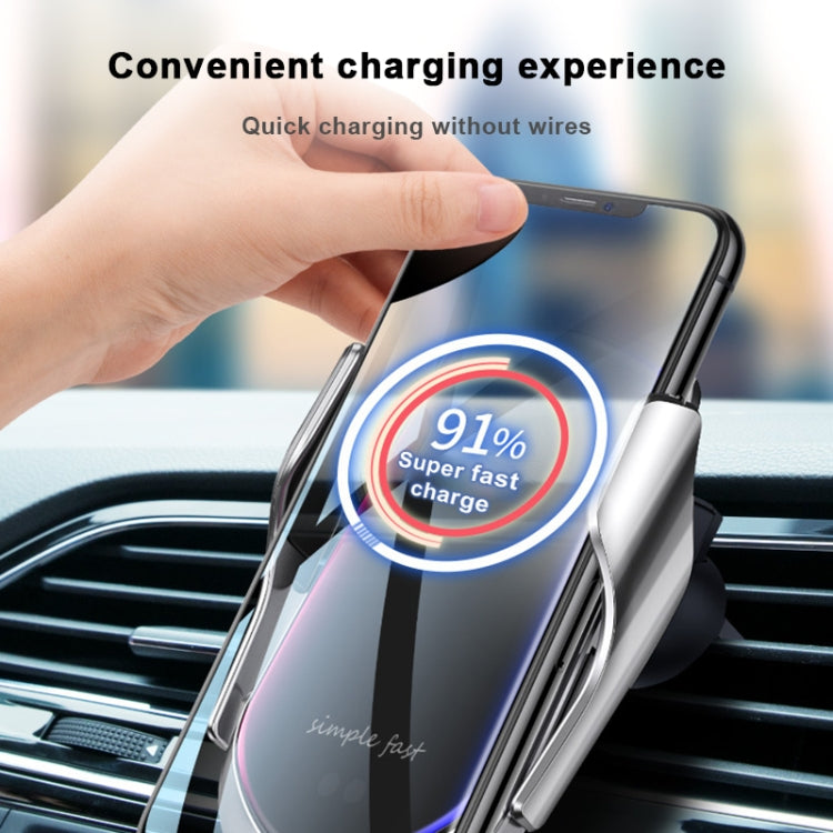 R2 Universal Infrared Induction Car Air Outlet Wireless Charging Mobile Phone Holder