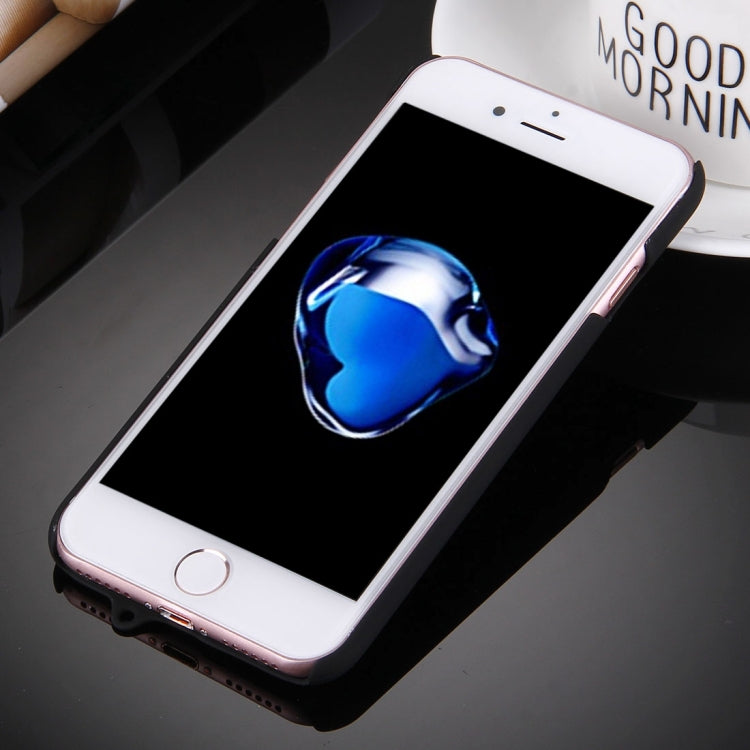 For  iPhone 8 & 7  Smiling Face NICE Words Pattern TPU Protective Cover Case with Lanyard Hole