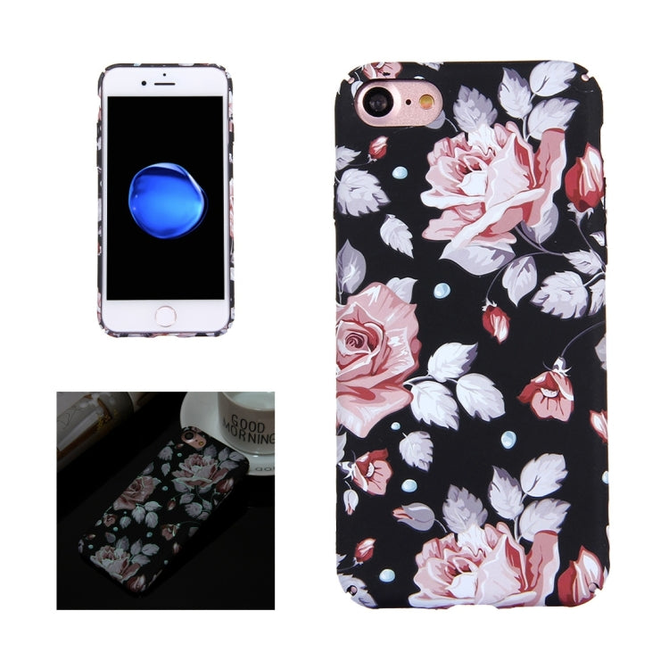 For  iPhone 8 & 7  Water Decals Noctilucent PC Protective Case