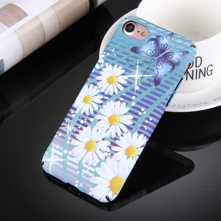 For  iPhone 8 & 7  Water Decals Noctilucent PC Protective Case