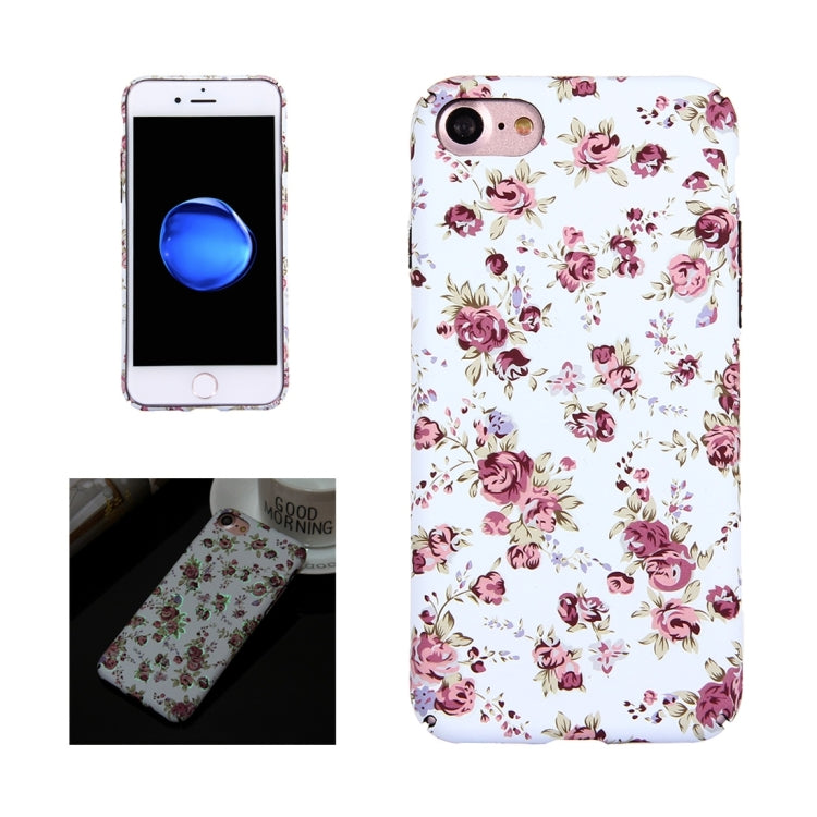 For  iPhone 8 & 7  Water Decals Noctilucent PC Protective Case