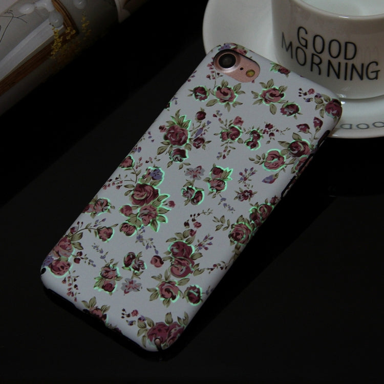 For  iPhone 8 & 7  Water Decals Noctilucent PC Protective Case