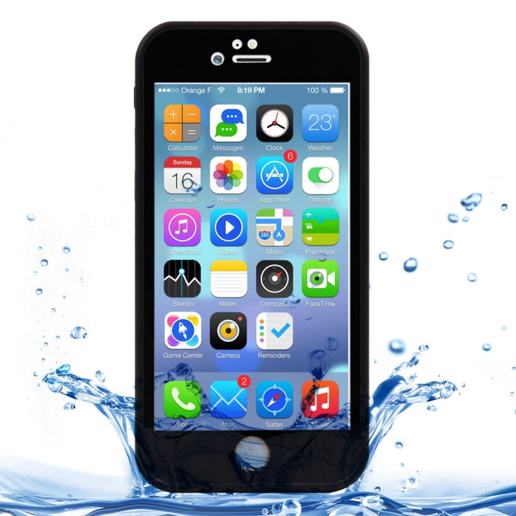 For  iPhone 8 & 7  Tridimensional Diamond Pattern Life Waterproof Protective Case