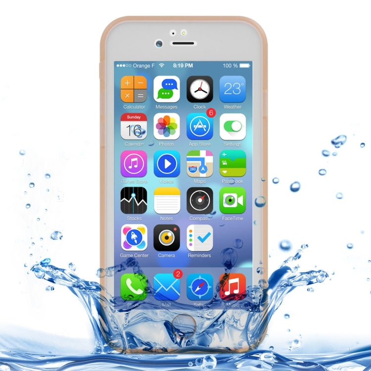 For  iPhone 8 & 7  Tridimensional Diamond Pattern Life Waterproof Protective Case