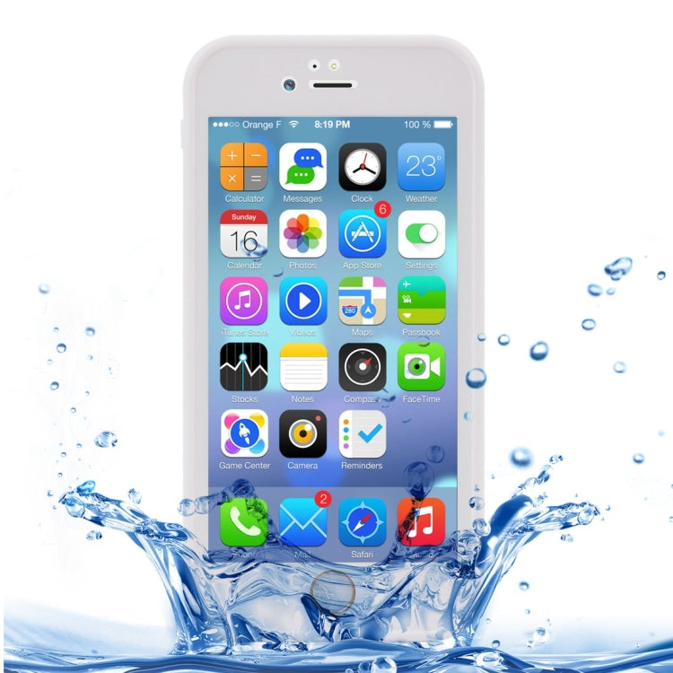 For  iPhone 8 & 7  Tridimensional Diamond Pattern Life Waterproof Protective Case