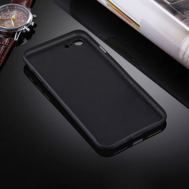 For  iPhone 8 & 7  Frosted Transparent Protective Back Cover Case