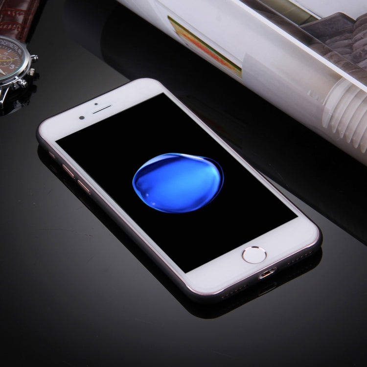 For  iPhone 8 & 7  Frosted Transparent Protective Back Cover Case