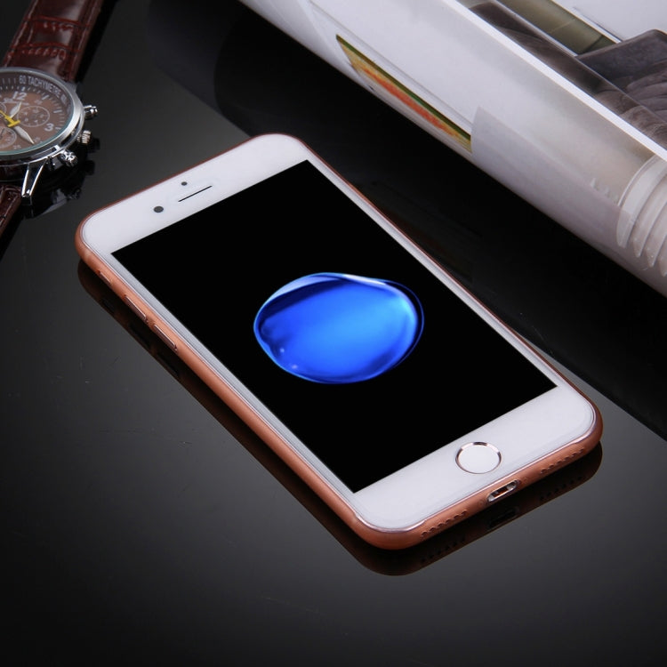 For  iPhone 8 & 7  Frosted Transparent Protective Back Cover Case