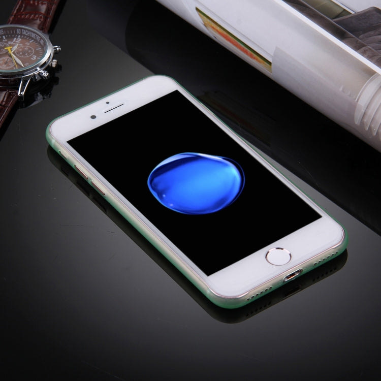 For  iPhone 8 & 7  Frosted Transparent Protective Back Cover Case