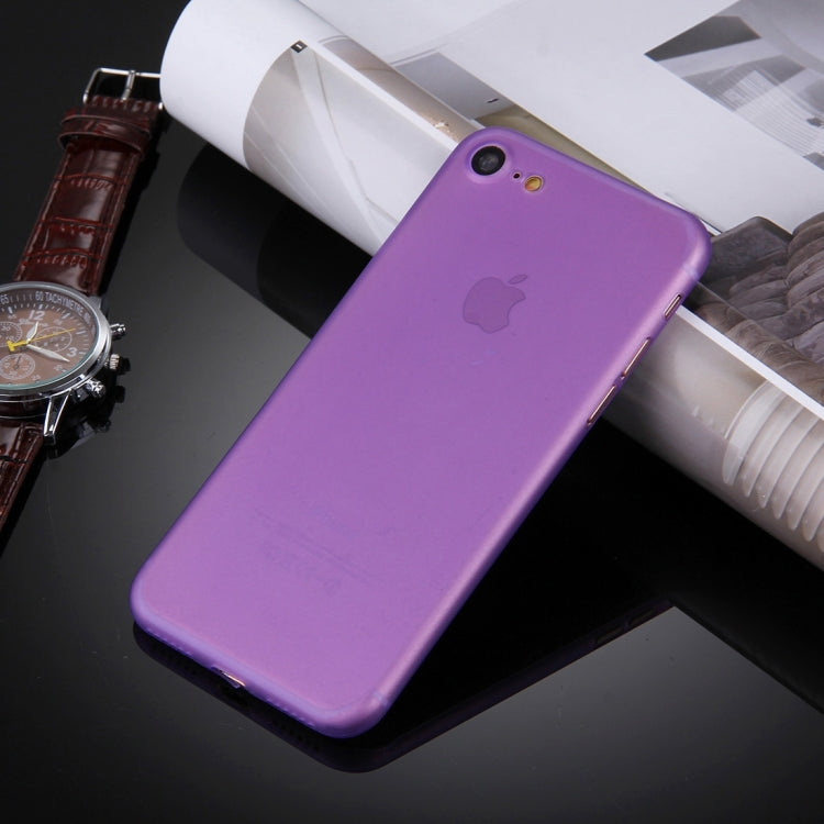 For  iPhone 8 & 7  Frosted Transparent Protective Back Cover Case