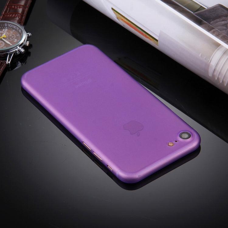 For  iPhone 8 & 7  Frosted Transparent Protective Back Cover Case