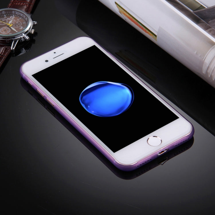 For  iPhone 8 & 7  Frosted Transparent Protective Back Cover Case