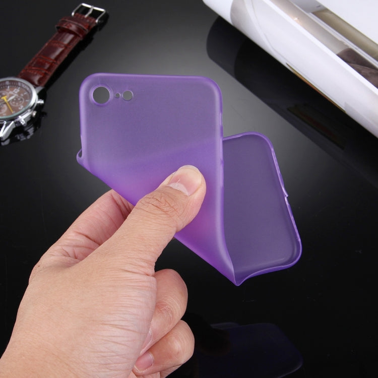 For  iPhone 8 & 7  Frosted Transparent Protective Back Cover Case