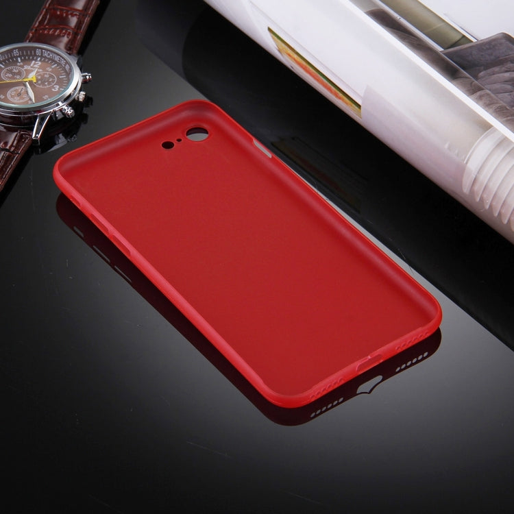 For  iPhone 8 & 7  Frosted Transparent Protective Back Cover Case
