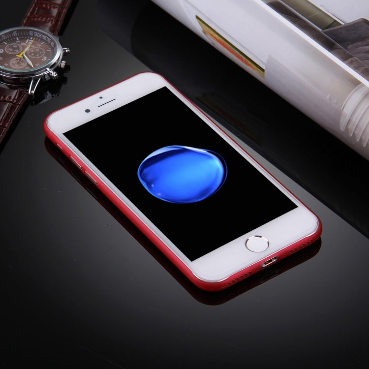 For  iPhone 8 & 7  Frosted Transparent Protective Back Cover Case