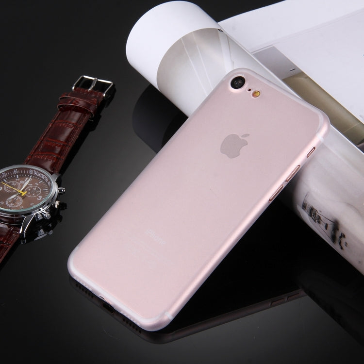 For  iPhone 8 & 7  Frosted Transparent Protective Back Cover Case