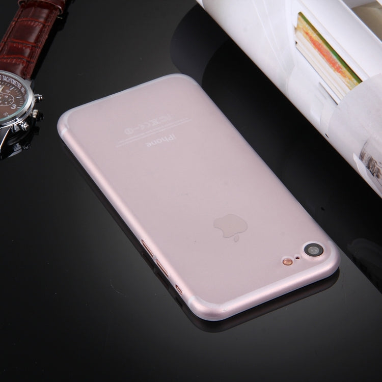 For  iPhone 8 & 7  Frosted Transparent Protective Back Cover Case