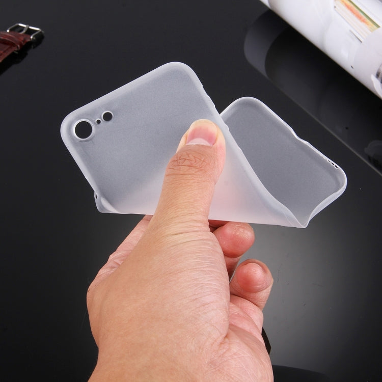 For  iPhone 8 & 7  Frosted Transparent Protective Back Cover Case