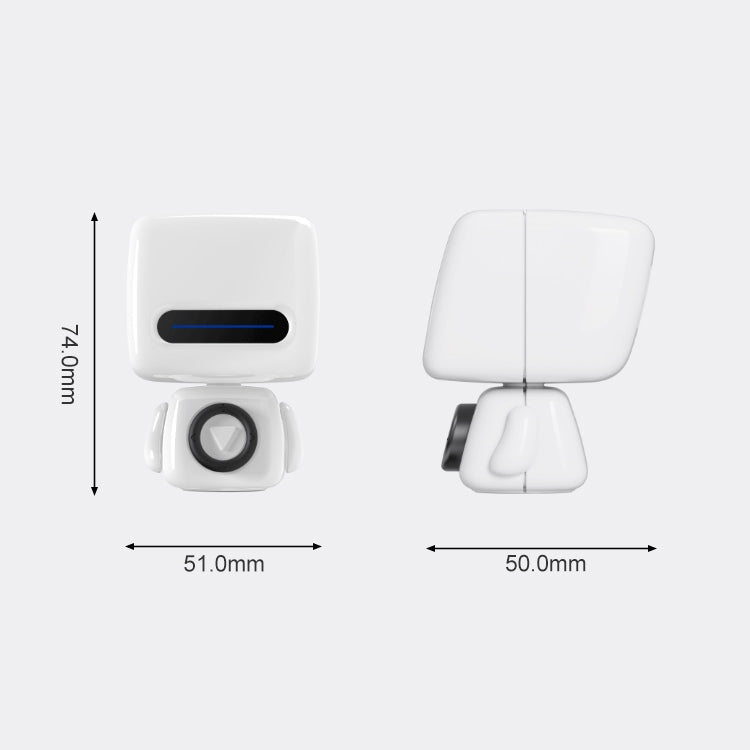 3life-349 3W Robot Shape Mini Bluetooth Speaker with Lanyard, Support Hands-free Call & Wireless Remote Control Selfie