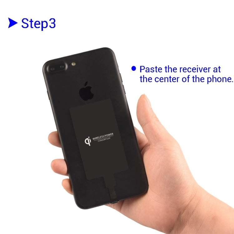 3 in 1 for  iPhone 8 & 7  Soft TPU Protective Case + QI Standard Wireless Charging Receiver + QI Standard Wireless Charging Transmitter, Got CE and FCC certification