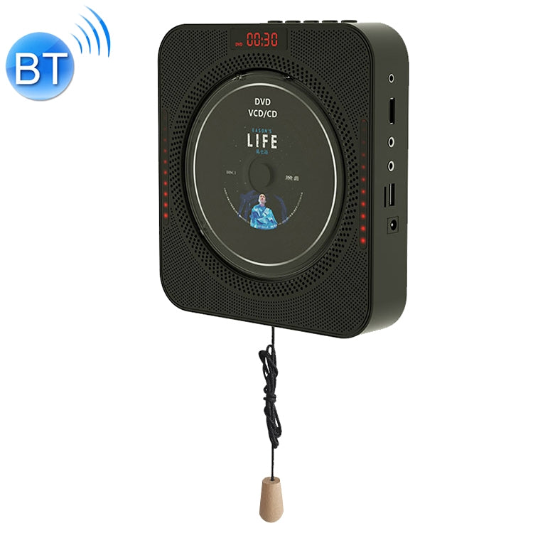 Multifunctional Household Bluetooth Speaker Wall Mounted CD Player with Ambient Light