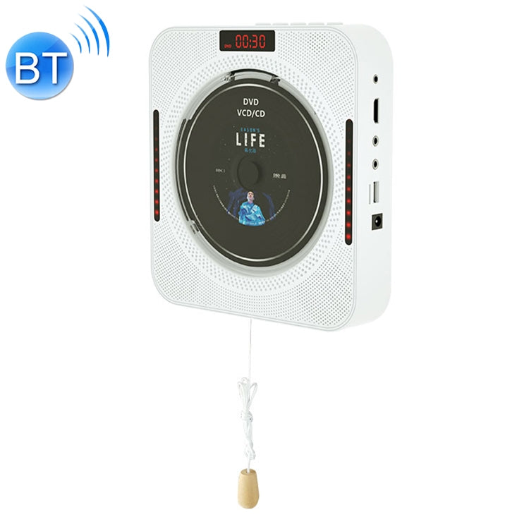 Multifunctional Household Bluetooth Speaker Wall Mounted CD Player with Ambient Light