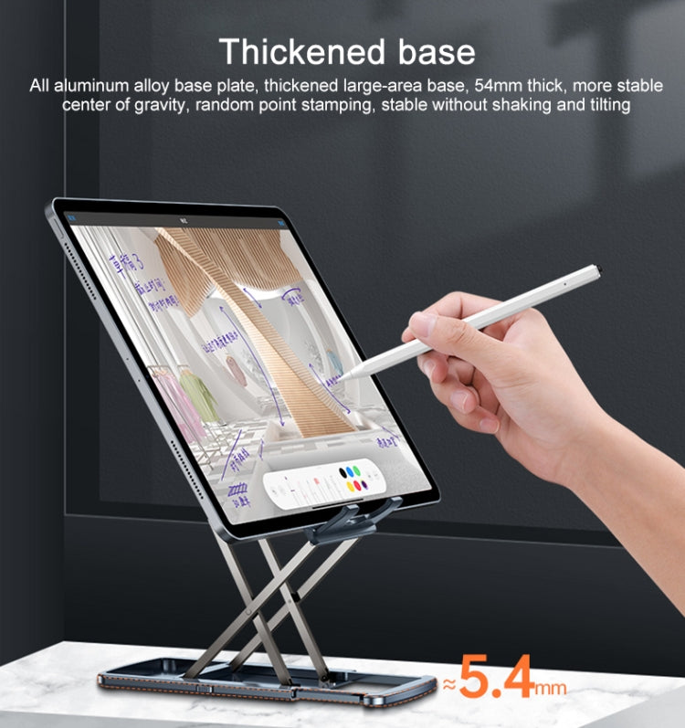 HZ12 Lightweight Foldable and Adjustable Metal Mobile Phone Mechanical Holder