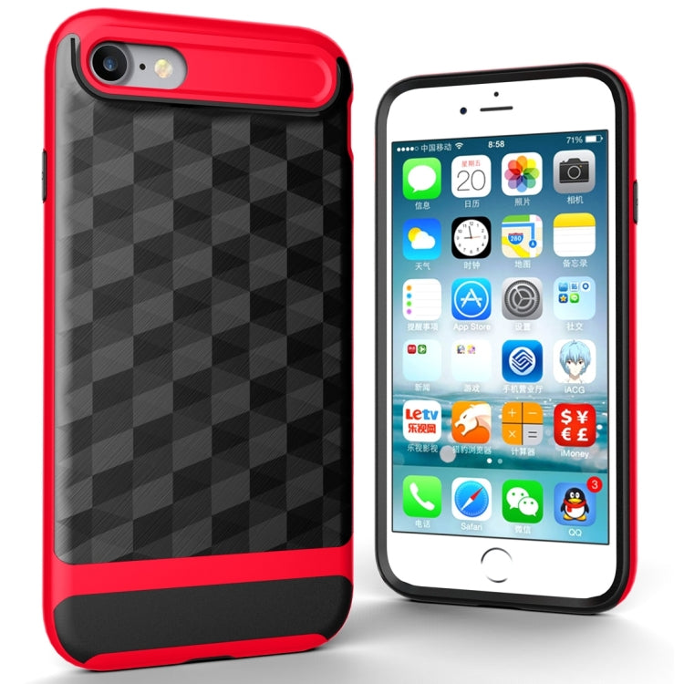 For  iPhone 8 & 7  3D Diamond PC + TPU Combination Protective Case