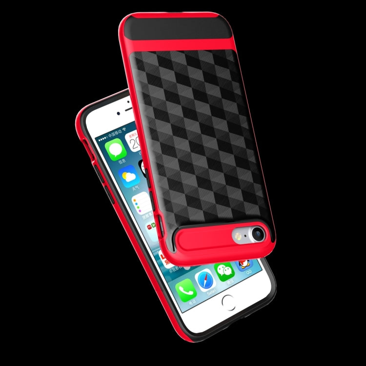 For  iPhone 8 & 7  3D Diamond PC + TPU Combination Protective Case