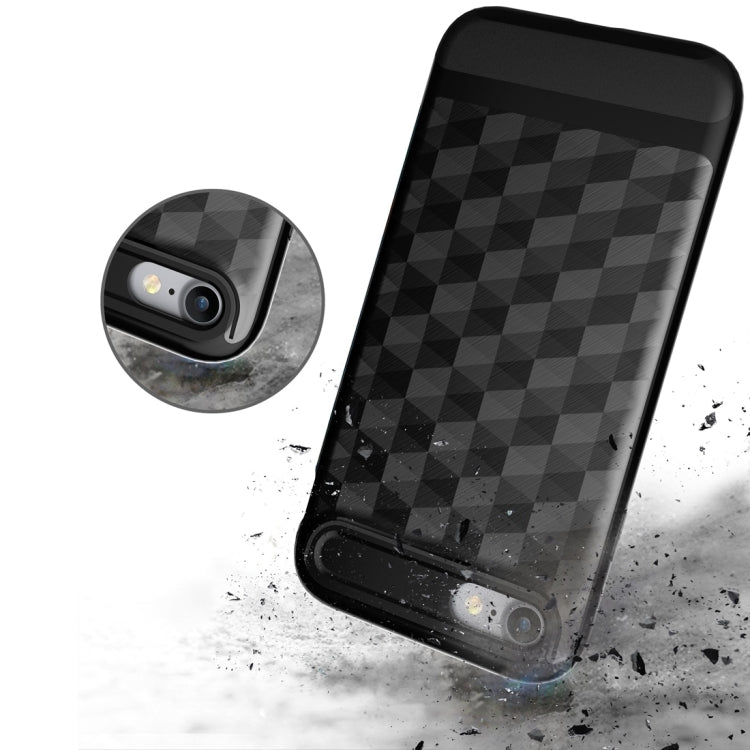 For  iPhone 8 & 7  3D Diamond PC + TPU Combination Protective Case