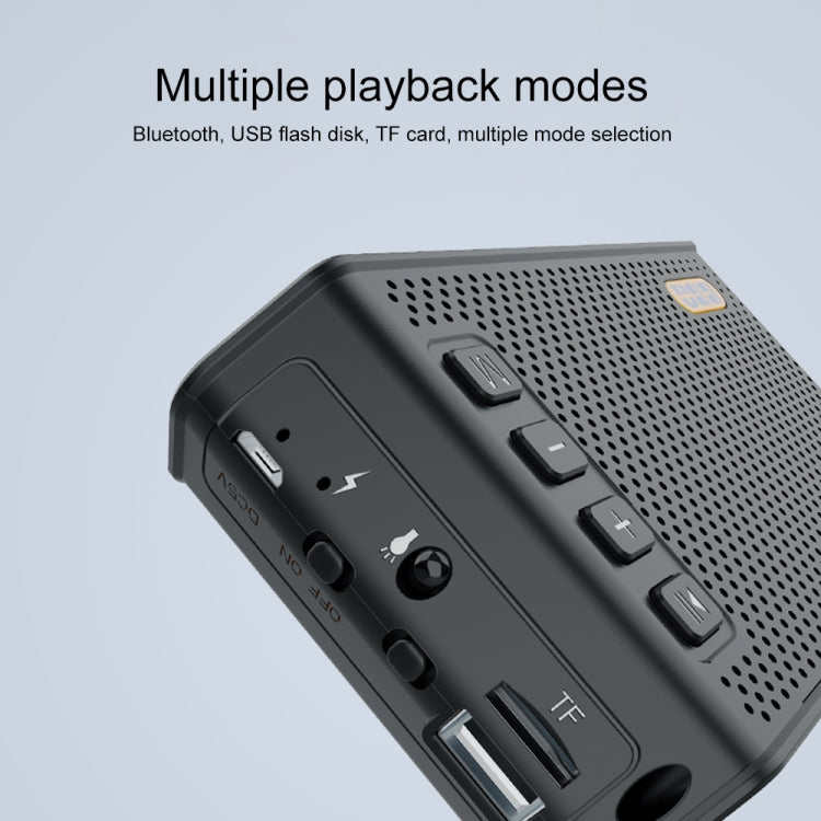Solar Energy Bluetooth Speaker, Support TF Card / FM / U Disk