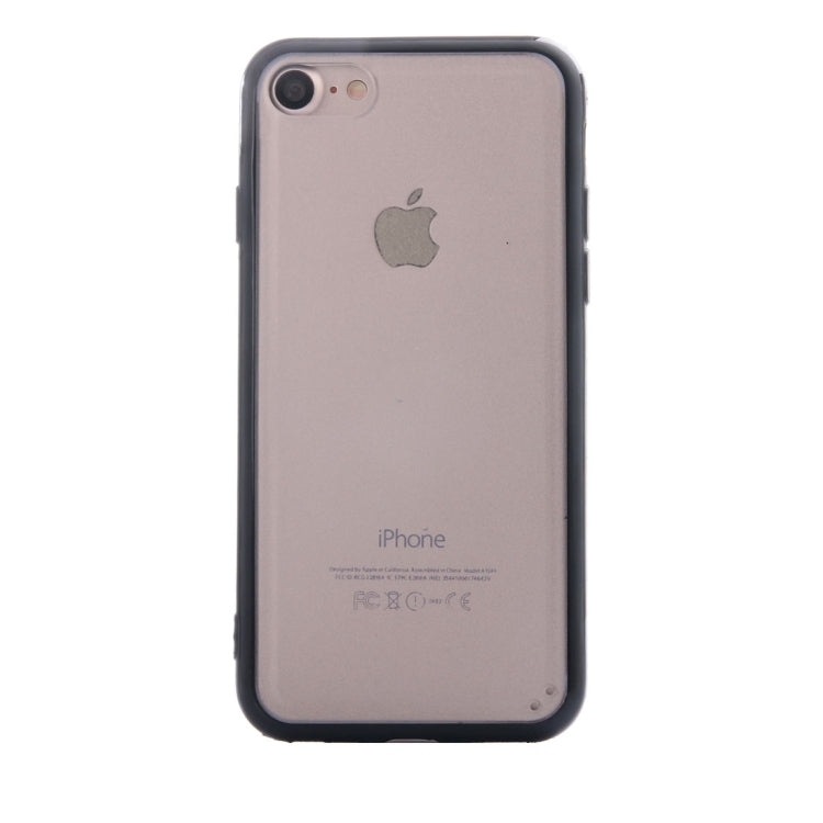 For  iPhone 8 & 7  TPU + PC Frosted Transparent Protective Back Cover Case