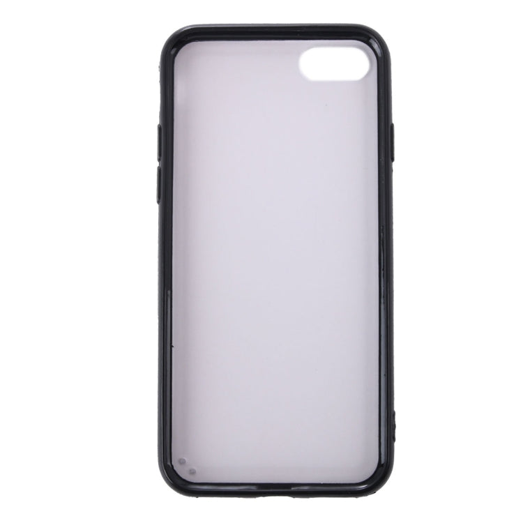 For  iPhone 8 & 7  TPU + PC Frosted Transparent Protective Back Cover Case