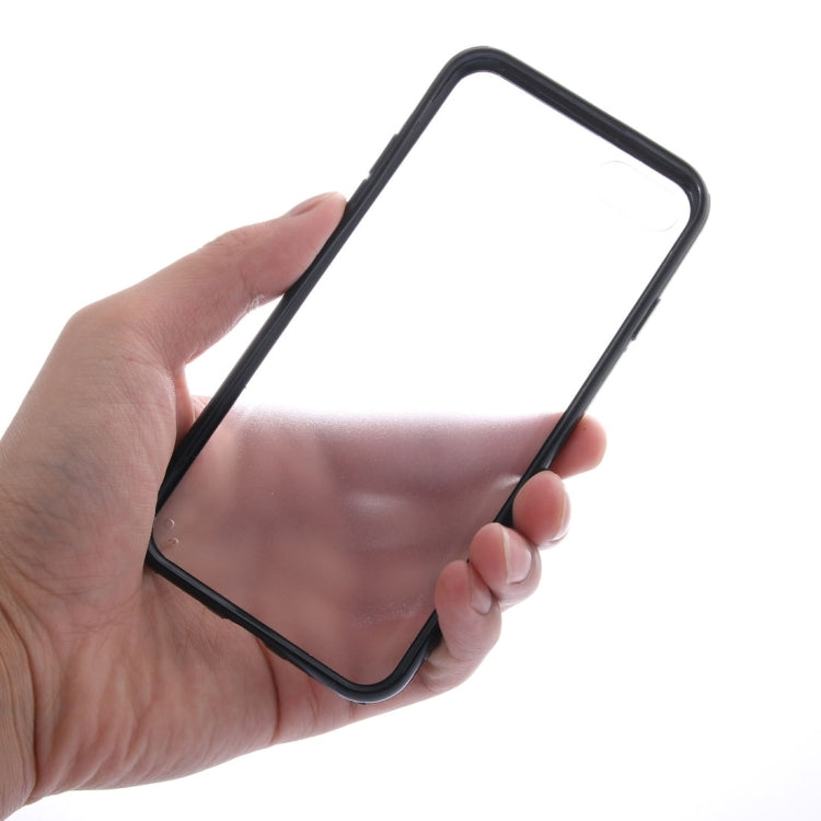 For  iPhone 8 & 7  TPU + PC Frosted Transparent Protective Back Cover Case