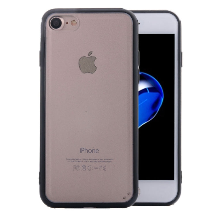 For  iPhone 8 & 7  TPU + PC Frosted Transparent Protective Back Cover Case