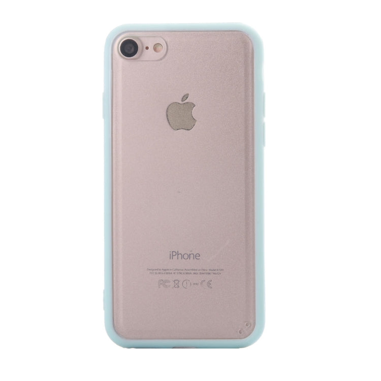 For  iPhone 8 & 7  TPU + PC Frosted Transparent Protective Back Cover Case