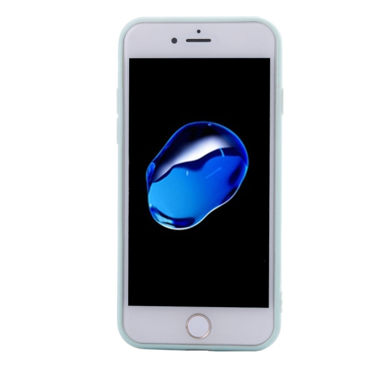 For  iPhone 8 & 7  TPU + PC Frosted Transparent Protective Back Cover Case