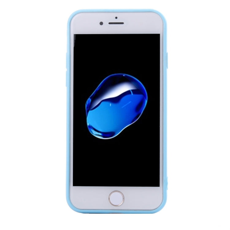 For  iPhone 8 & 7  TPU + PC Frosted Transparent Protective Back Cover Case